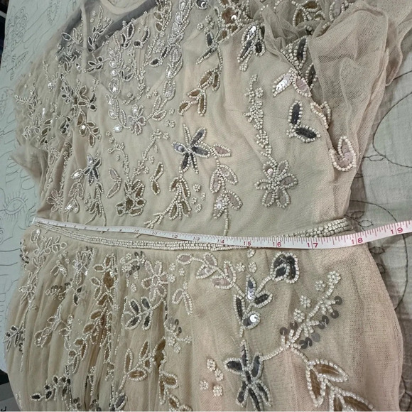 NWT Anthropologie Mac Duggal Evonna Dress 14 Wedding Mother of the Bride Ivory - Picture 10 of 16